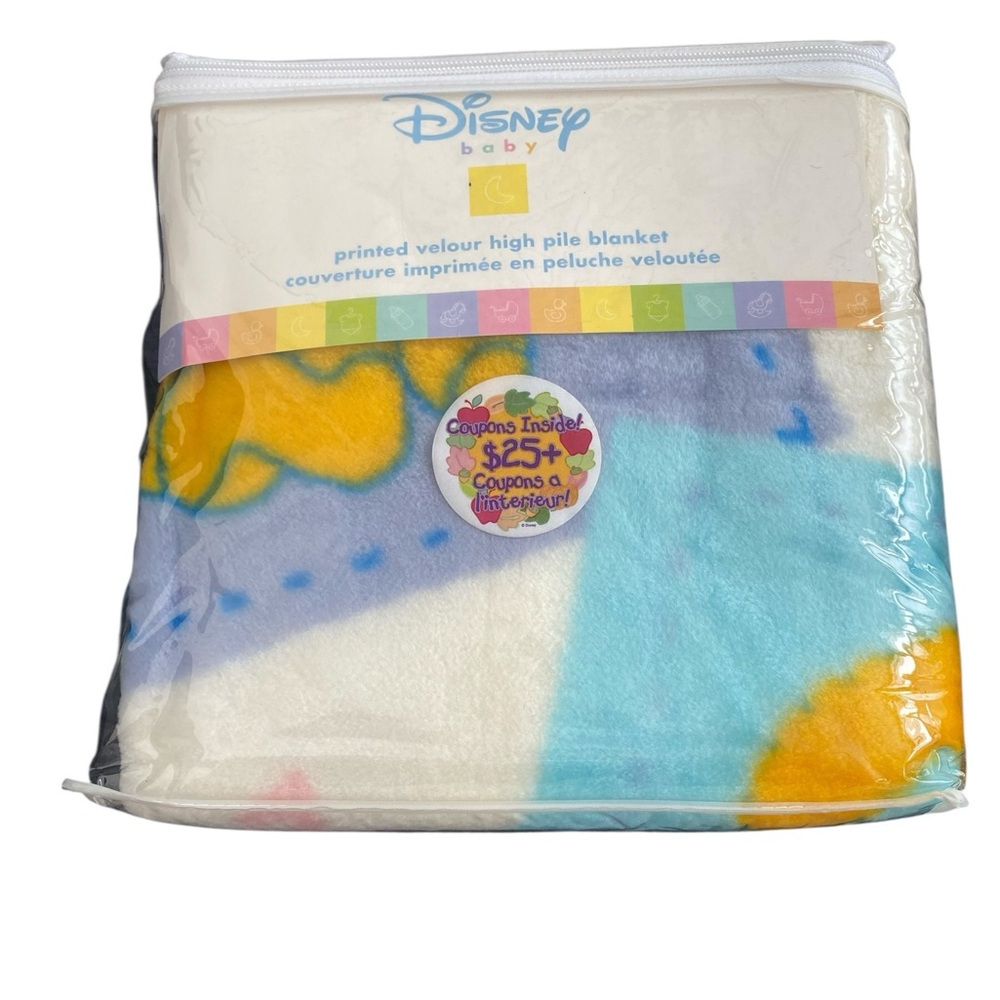 Disney Baby Printed Velour High Pile Blanket Winnie the Pooh Piglet